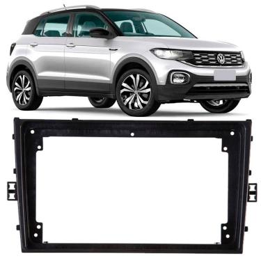 Imagem de Moldura De Painel 2 Din 9" Polegadas Vw T-Cross