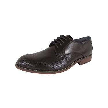 Imagem de Steve Madden Sapato social masculino P-Isomer Oxford com cadarço, Couro preto, 13
