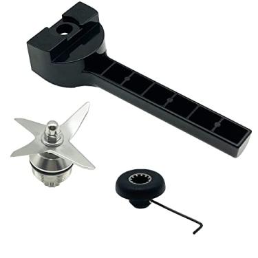 Imagem de Conjunto de lâmina molhada 104675 STM102R 1152 com soquete de chave de substituição para Vitamix Blender 500 4500 5000 5200 5500 6300 VM0102 VM0103 VM0104 VM0197, serve para 1,8 g, 197 g, 195 g, 197 g, 195 g, 197 g, 195 g, 15 kg ,360. Recipiente padrão de 8 g, 946 ml