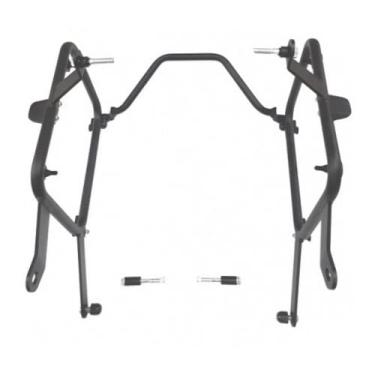 Imagem de Suporte De Mala Bau Lateral Royal Enfield Meteor 350 Chapam Cor:Preto Fosco