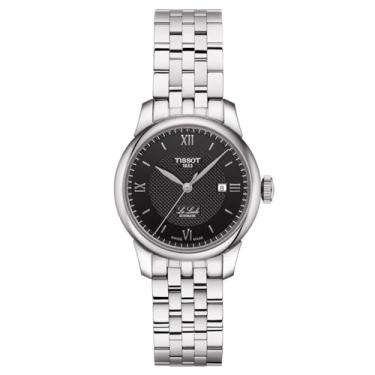 Imagem de Tissot Relógio feminino Le Locle 316L com caixa de aço inoxidável suíço automático, cin...