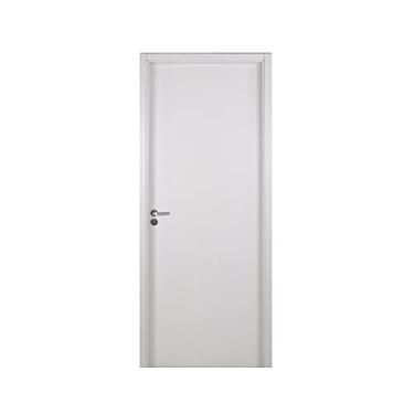 Imagem de Kit Porta Melamínica Lisa Semi-oca Mdf Regulável 2 Lados 215x84x12cm Açomad Mgm Branco