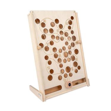 Imagem de Máquina de jogo de pinball de madeira equilíbrio mão-olho coordenação P