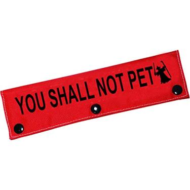 Imagem de Coleira engraçada para cães You Shall Not Pet Dog Leash Sleeve Presente de aniversário para animais de estimação (Shall Not Pet-Mang)