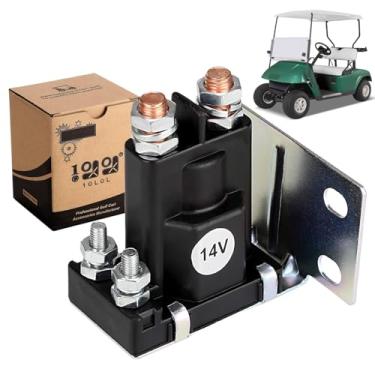 Imagem de 10L0L Solenoide de carrinho de golfe 14V 200A 4 terminais para carrinho de golfe a gás EZGO TXT OEM 27153-G01, 27153G01, 612813