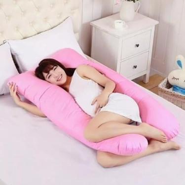 Imagem de Travesseiro Corporal Para Gestante (Rosa)