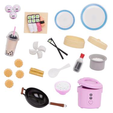 Imagem de Conjunto de Comida Our Generation, Candide, Sushi Surprise