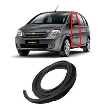 Imagem de Borracha Vedação Da Porta Meriva 2003 À 2012 Mod. Original - Jahu Borr