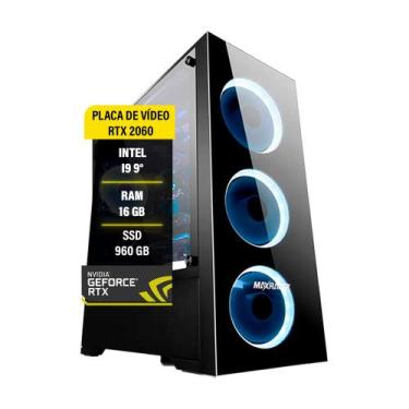 Imagem de Pc gamer Intel I9-9900K 16GB RAM RTX 2060 12GB SSD 960GB - AMORIM SHOP