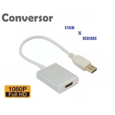 Imagem de Cabo Adaptador Conversor Usb Para Hdmi Usb 3.0 - FLY