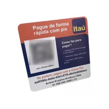 Imagem de Placa Pagamento Pix -qr Code Personalizada - artsim
