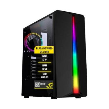 Imagem de Pc gamer I7 4º GTX1650 4GB 16GB RAM SSD 480GB - AMORIM SHOP