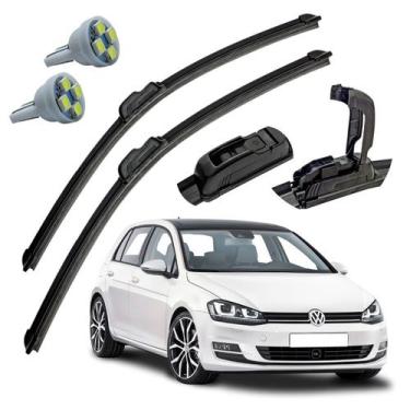 Imagem de Palheta Limpador Parabrisa VW Golf 2012 2013 + Pingo T10 - Tiger Auto