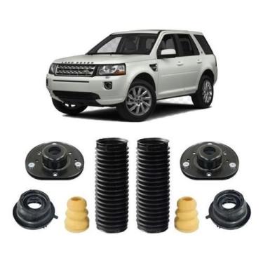 Imagem de Par Kit Coxim Batente Dianteiro Freelander 2 2013 2014 2015 - Qualykit