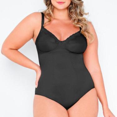 Imagem de Body Modelador Dilady 22373 Plus, 46, Preto