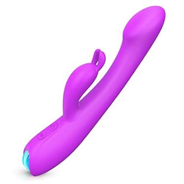 Imagem de Vibradores 2 em 1 Estimulador Ponto G Para Mulheres Poderoso Vibrador Clitóris adulto Brinquedo Sexual Zatla (Roxo)