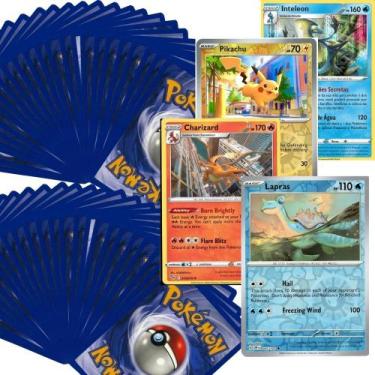 Imagem de Lote Pokémon 20 cartas Brilhantes Original - Sem Repetidas - Copag