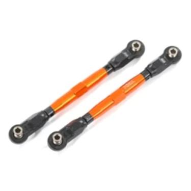 Imagem de Traxxas 8948A Toe Links, Frente (tubos laranja anodizado, 7075-T6 Alumínio