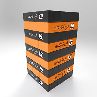 Imagem de Rico Industries Mini Torre de equipe de viagem NASCAR Martin Truex Jr Mini equipe de viagem torre - Jogo de madeira Stackem