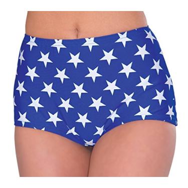 Imagem de Rubies DC Comics Superheróis: Shorts de menino da Mulher Maravilha para adultos, padrão feminino