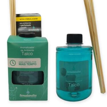 Imagem de 1 Aromatizador Ambiente de Talco 280ml Difusor Vareta Senalândia - Env