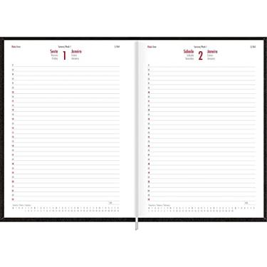 Imagem de AG ANUAL TIL NAPOLI CD COSTURADA 2026 PRETA