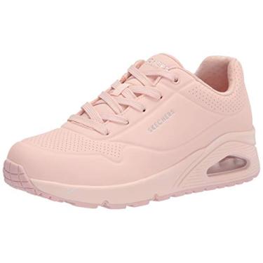 Imagem de Skechers Tênis feminino Street Uno-Frosty Kicks, Rosa claro, 6.5