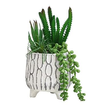 Imagem de LICONG-2020 Decoração de primavera - Mini vasos de plantas artificiais pacote com 1, suculentas artificiais pequenas decorativas em vaso, decoração de mesa de bar, presente de casamento, plantas