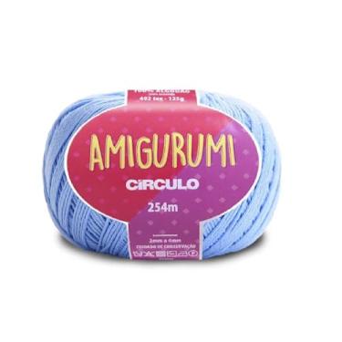 Imagem de Fio Amigurumi Tons de Azul Círculo 125g 254m - Unidade (HORTENCIA 2137)