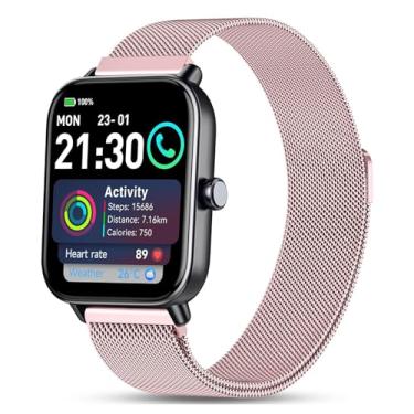 Imagem de Harikiri Pulseiras magnéticas compatíveis com aeac IDW19, pulseira de metal de 22 mm para Popglory P66/Donerton T50S/T50H, TOOBUR/ENOMIR/Yoever//Poounur/RUIMEN