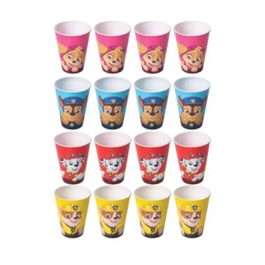 Imagem de Kit 16 Copos 280 ml Patrulha Canina, Plasútil