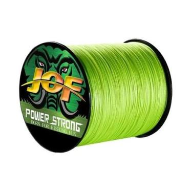 Imagem de Linha de Pesca Multifilamento Jof - 300m e 100m - 4 Fios Trançados, Gr