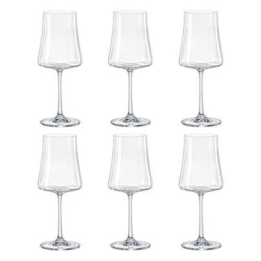 Imagem de Taça de Cristal Bohemia Para Vinho Branco 360 ml Xtra 6 Peças - Bohemi