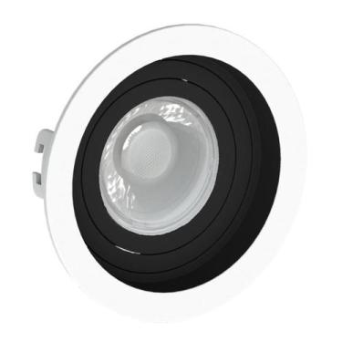 Imagem de Spot Redondo Embutir Face Recuado Dicroica Br/Pt Saveenergy, BRANCO-PR