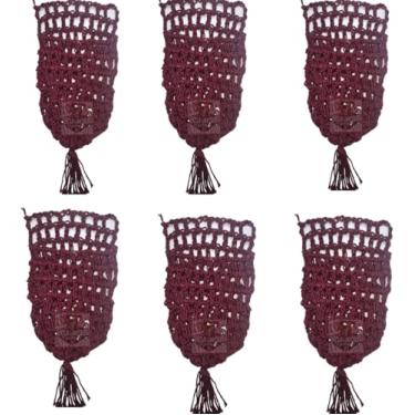 Imagem de Redinhas Para Caçapa Mesa De Bilhar Sinuca Reforma(Vinho)