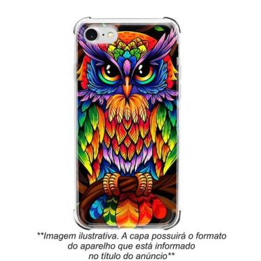 Imagem de Capinha Capa para celular Redmi Note 10 (6.43") Xiaomi - Coruja Coruji