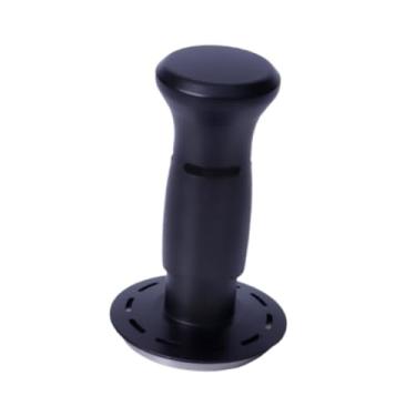 Imagem de WeiLaiKeQi Tamper de café, tamper de café expresso, prensa de moagem de café, ferramenta profissional de distribuição, base plana, para baristas, bares, cafés, Preto