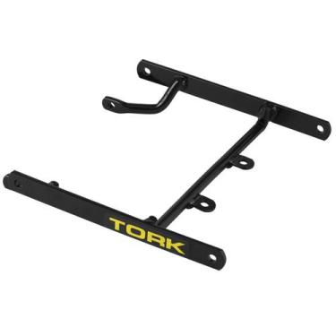 Imagem de Base Para Suporte De Baú Bauleto Pro Tork Moto Yamaha Xtz 125, PRETO, 