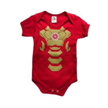 Imagem de Fantasia Homem de Ferro Body Bebe - Moda Kids, P