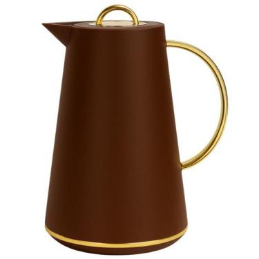 Imagem de Garrafa Térmica Samira 1 Litro Para Café, Chá ou Suco - Tuut, Marrom