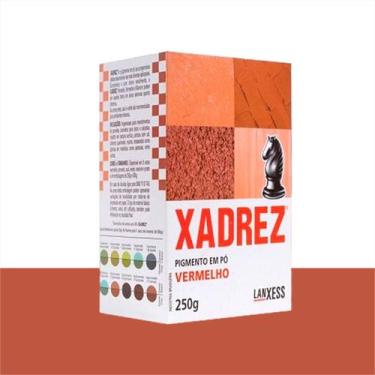 Imagem de Pigmento Em Pó Xadrez 250g Lanxess Diversas Cores, Vermelho