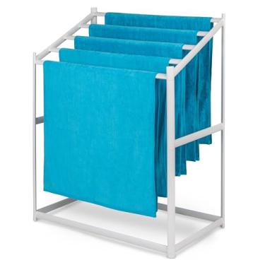 Imagem de GoSports Coast Modern Toalha de praia de PVC escorredor para piscina e banheira de hidromassagem - Design moderno de 5 camadas para ambientes externos e internos