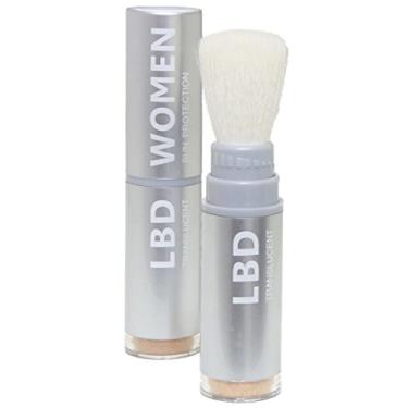 Imagem de La Bella Donna Natural Mineral Protetor solar feminino à prova d'água FPS 50 em pó com sistema de mostrador exclusivo | Não nano | Não químico | Seguro para recife - 5 g (leve a médio)