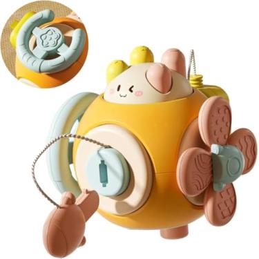 Imagem de Brinquedo Montessori Educativo Cubo Atividades Desenvolvimento Infantil Sensorial Interativo Colorido (Modelo 2 - Flower)