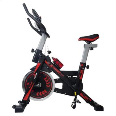 Imagem de Bicicleta Ergométrica, Bike spinning, Academia Silenciosa, fitness, Cárdio, Exercício, Roda, Inércia, Intenso, Ajustável, Profissional, Casa, 150kg