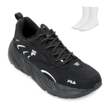 Imagem de Tênis Fila Street Fit 2 Feminino Preto e Cinza