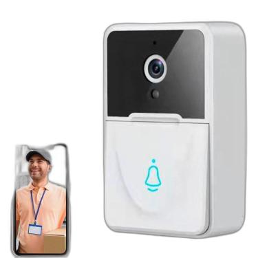 Imagem de Campainha Câmera Eletrônico Residencial Vídeo Áudio