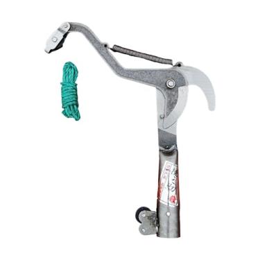 Imagem de IEUDNS Tesoura de poda de alta altitude com corda incluída, ferramenta multiuso para corte de galhos altos, podador de árvores, ferramenta de jardinagem para, L
