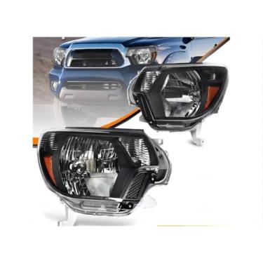 Imagem de Lâmpada esquerda direita LED luz diurna frontal LED conjunto de farol lâmpada de canto ampla compatível com TACOMA 2012-2015 81110-04181 (esquerda)