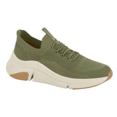 Imagem de Tênis Modare Meia Knit Feminino Conforto Flexível Estilo Moderno, Verd